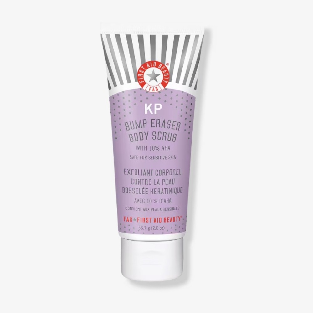 First Aid Beauty Travel Size KP Bump Eraser Body Scrub with 10% AHA 1oz
